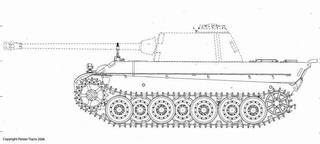 Panther II - Auspuff, Set aus Messing in 1/16 Aero-Mate